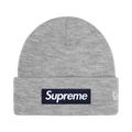 Supreme New Era Box Logo Beanie 'Heather Grey' FW25BN5-HEATHER-GREY