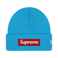 Supreme New Era Box Logo Beanie 'Cyan' FW25BN5-CYAN