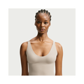 Nike SKIMS Studio Stretch Women's Plunge Tank Top NSKM Linen/NSKM Linen IR8686-096