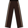 adidas Crochet Track Pants Aurora Coffee Magic Beige KQ6656