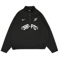 Nike Zip Fleece Crew-Neck Sweatshirt Club 58 'Black' IM5463-010