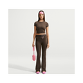 Nike SKIMS Matte Women's High-Waisted Slim Flared Leggings NSKM Dark Sepia/NSKM Dark Sepia IU3054-233