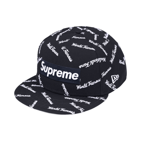 Supreme World Famous Box Logo New Era Navy FW26H18-NAVY
