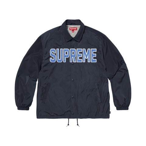 Supreme Spellout Coaches Jacket 'Navy' SS26J106-NAVY