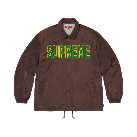 Supreme Spellout Coaches Jacket 'Brown' SS26J106-BROWN