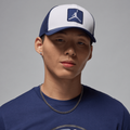 Nike Jordan Rise Jumpman Trucker Cap White Blue FZ0774-103