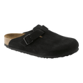 Birkenstock Boston Black — schuin