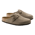 Birkenstock Boston Suede Taupe — paar