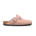Boston Soft Footbed Suede Pink Clay