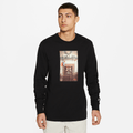 Nike Air Jordan Jordan Jumpman Chimney Men's Long-Sleeve T-Shirt Black/White CV1745-010