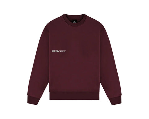 Comfort Club-Comfort Club Crewneck Burgundy-Kleding-CC-N2001-401-SNEAQS-1