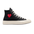 Converse Chuck Taylor All Star 70 Hi Comme des Garcons PLAY Single Heart Black A08801C