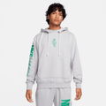 Nike Standard Issue Men's Dri-FIT Pullover Hoodie Wolf Grey/Stadium Green FN2702-012