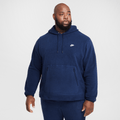 Nike Club Men's Winterized Pullover Hoodie Midnight Navy/White FZ0660-410