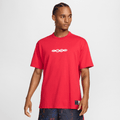 Nike Men's Max90 Basketball T-Shirt University Red FZ8067-657