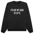 Fear of God-Essentials Black State Heavy Fleece Crewneck-Kleding-SNEAQS-1