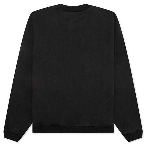 Fear of God-Essentials Black State Heavy Fleece Crewneck-Kleding-SNEAQS-2