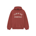 Fear of God-Essentials Crimson Hoodie-Kleding-SNEAQS-1