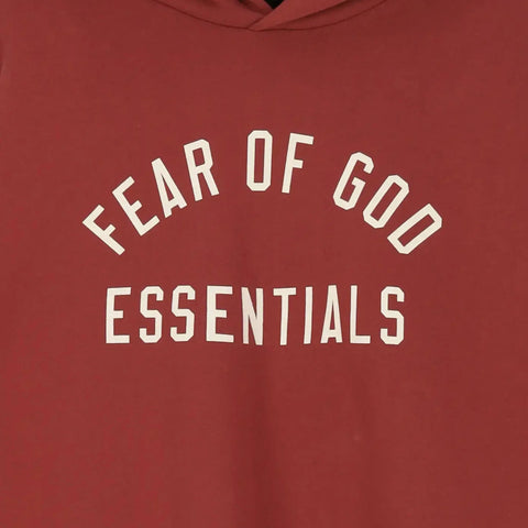 Fear of God-Essentials Crimson Hoodie-Kleding-SNEAQS-3