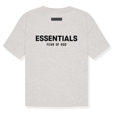 Fear of God Essentials Light Oatmeal T-shirt — achterkant
