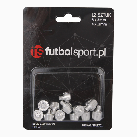 Futbolsport Futbolsport aluminiowe 8x8mm + 4x11mm S812701
