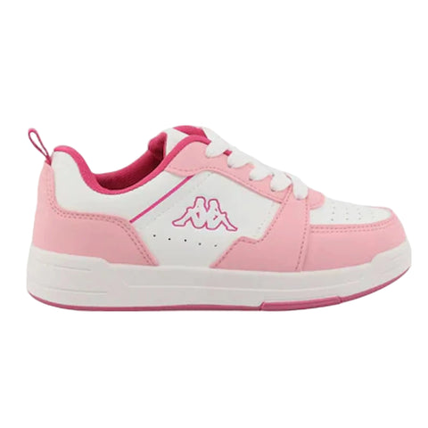 Kappa Kids-White Pink-Sneakers-331D24WA1E-SNEAQS-1