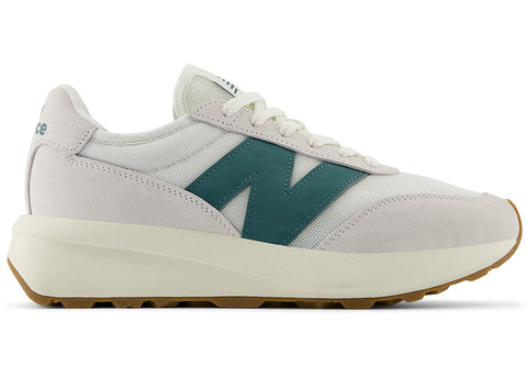 New Balance-370 White Green-Sneakers-U370CC-SNEAQS-1