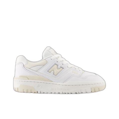 New Balance-550 White Cream Leather (GS)-Sneakers-GSB550BK-SNEAQS-1