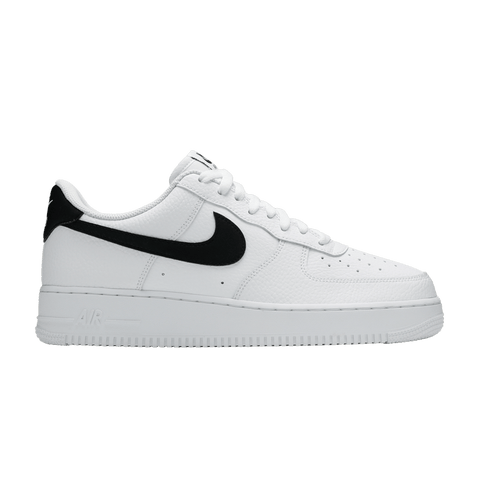 Nike Air Force 1 Low '07 White Black Pebbled Leather CT2302-100