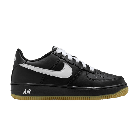 Nike Air Force 1 Low LV8 Black Gum Light Brown White (GS) IB8845-001