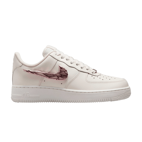 Nike Air Force 1 Low Liquid Metal Swoosh Metallic Rose Gold (Women's) IF1686-161