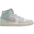 Nike Air Jordan 1 Mid Football Grey Igloo (Women's) BQ6472-134