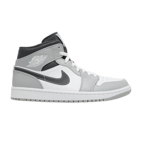 Nike Air Jordan 1 Mid Light Smoke Grey Anthracite 554724-078