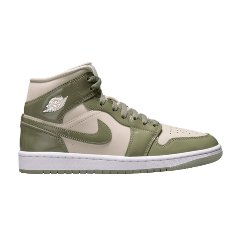 Nike Air Jordan 1 Mid SE Sea Glass Oil Green (Women's) HF4079-003
