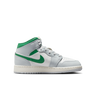 Air Jordan 1 Mid White Pure Platinum Pine Green (GS)