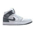 Nike Air Jordan 1 Mid White Smoke Grey (Women's) BQ6472-113