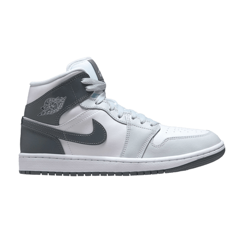 Nike Air Jordan 1 Mid White Smoke Grey (Women's) BQ6472-113
