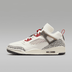 Jordan Spizike Low Sail Anthracite Coconut Milk Varsity Red