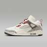 Jordan Spizike Low Sail Anthracite Coconut Milk Varsity Red