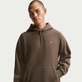 Nike Solo Swoosh Men's Pullover Hoodie Dark Hazel/White HV1082-212