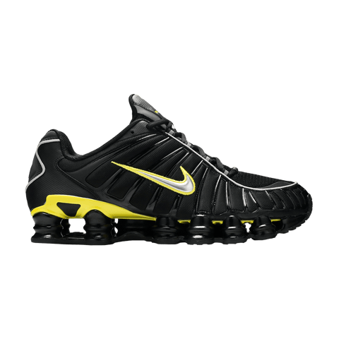 Nike Shox TL Black Dynamic Yellow Metallic Silver CN0151-002