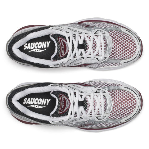 Saucony-Progrid Omni 9 White/Maroon-Sneakers-S101245-1095-SNEAQS-5