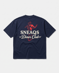 SNEAQS Harlem Tee Navy Red - achterkant