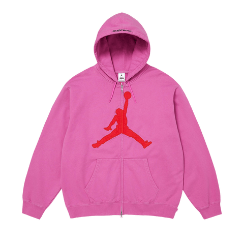 Supreme x Jordan Zip Up Hooded Sweatshirt 'Pink' SS26SW24-PINK