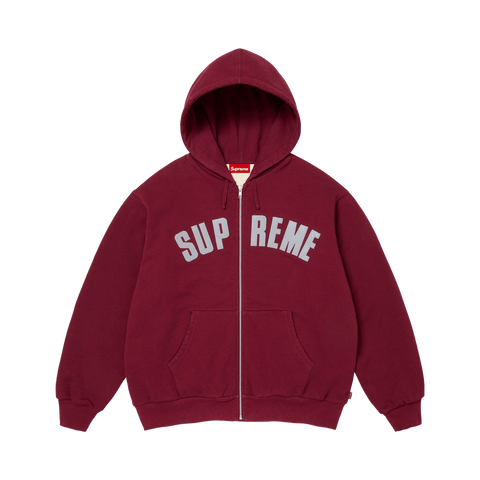 Supreme Arc Thermal Lined Zip Up Hooded Sweatshirt 'Cardinal' FW26SW25-CARDINAL