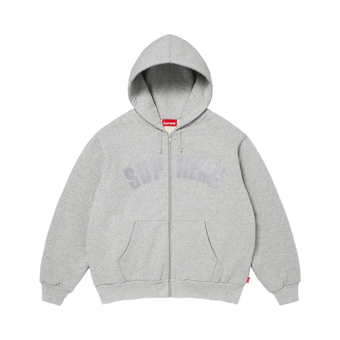 Supreme Arc Thermal Lined Zip Up Hooded Sweatshirt 'Heather Grey' FW26SW25-HEATHER-GREY