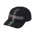 Supreme Cross 6-Panel 'Black' FW26H63-BLACK