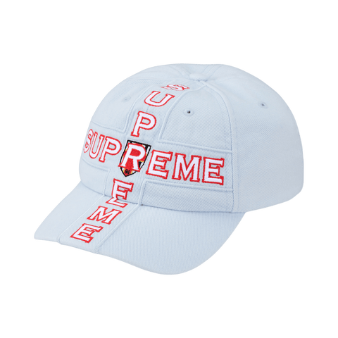 Supreme Cross 6-Panel 'Light Blue' FW26H63-LIGHT-BLUE