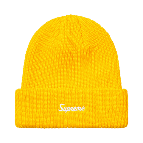 Supreme Loose Gauge Beanie 'Yellow' FW26BN10-YELLOW