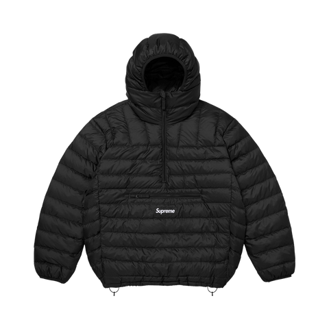 Supreme Micro Down Half Zip Hooded Pullover 'Black' FW26J11-BLACK